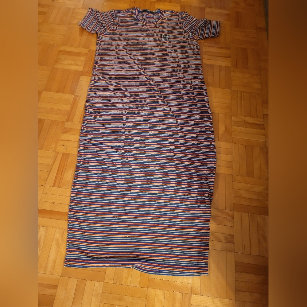 Obey Multicolor Striped Dress